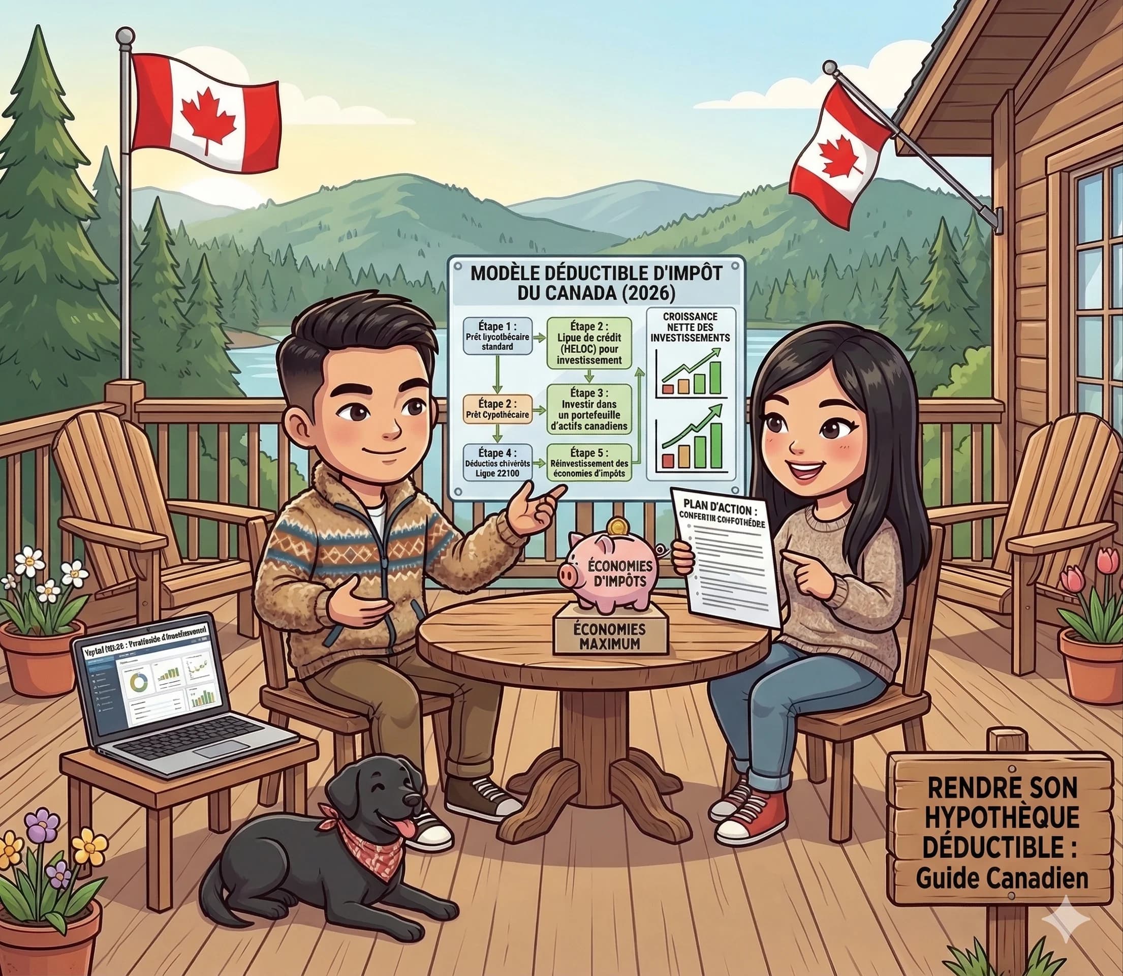 Rendre son hypothèque déductible d'impôt au Canada (2026)